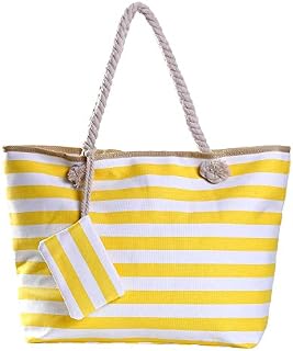 DonDon Large beach bag water resistant with zip