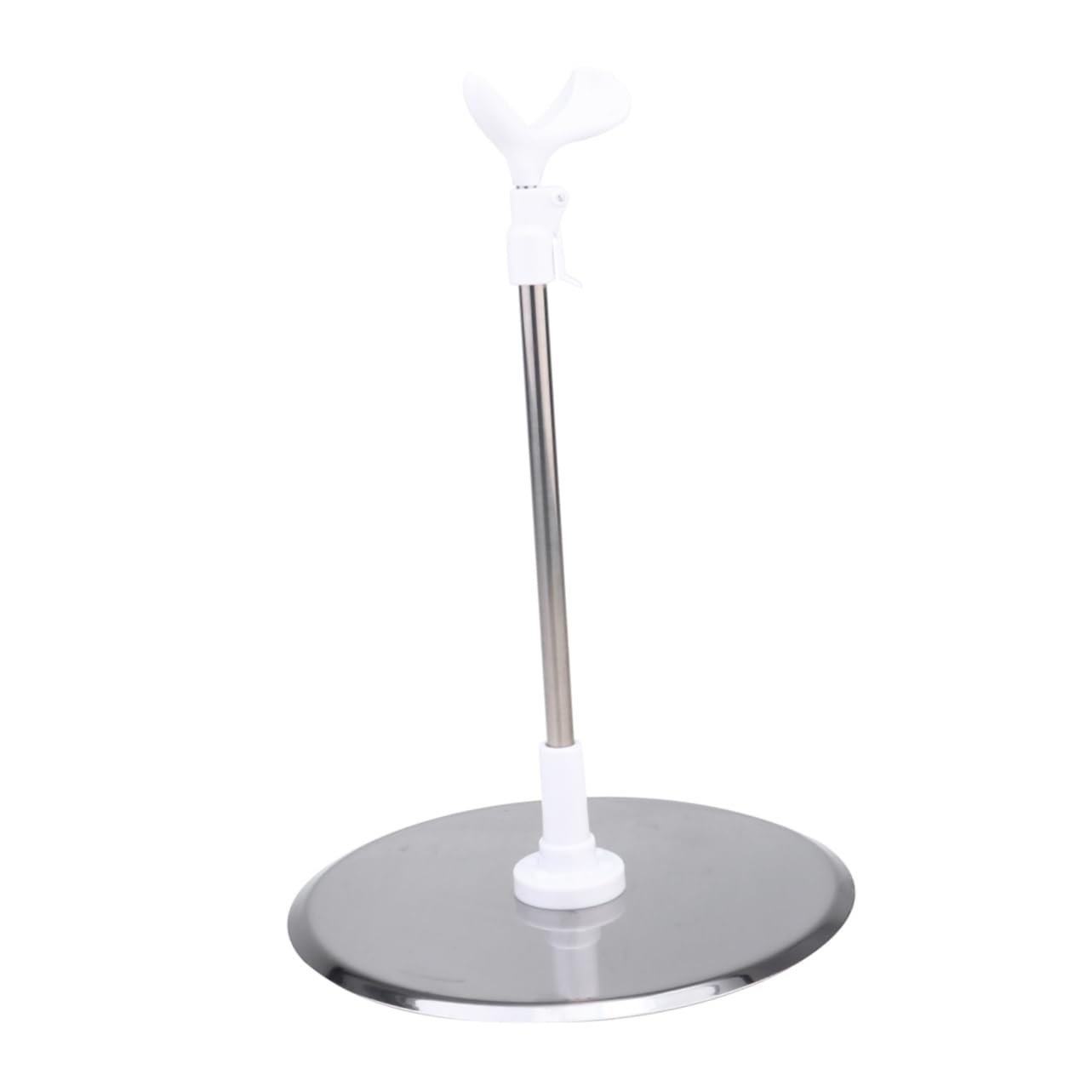 HOOTNEE Stainless Steel Doll Stand Metal Display Rack Boys and Girls' Toy Holder 1pc Doll Display Stand Adjustable Bracket