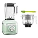 Produktbild Kitchenaid Artisan Standmixer-Starter-Set K400 (5KSB4026EPT) - inkl. Zitruspresse 1 l (5KSB1CPA), Mini-Teigschaber