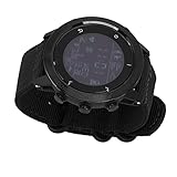 Prevessel Smart Watch Smartwatch Sportivo Impermeabile Multifunzionale per attività All'aperto Acciaio Inossidabile Silicone 1 X Smart Watch (#1)