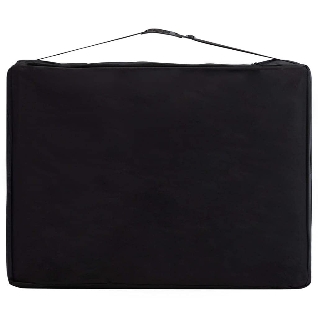Générique Table de Massage Pliable 3 Zones Bois Noir et Blanc,Santé & beauté,Hygiène personnelle,Massage & Relaxation,Tables de Massage,Noir,18.45 KG,110212