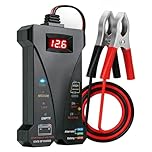 12V Car Battery Tester, 12V Digital Car Battery Monitor Voltmeter, Alternator Charging System Analyzer with LCD Display and LED Indication, 12 Volt Battery Load Tester for RV Motorcycle Vehicle Truck