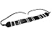 Local Bead Shop Traditional Handmade 4 Row Black Buffalo Bone Hairpipe Tribal Choker Necklace