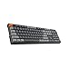 Keychron K10 Full Size Wireless Gaming Mechanical Keyboard, 104 Keys RGB LED Backlight N-Key Rollover with Gateron G Pro Red Switch, Bluetooth/USB-C Wired Aluminum Frame Keyboard for Mac/Windows