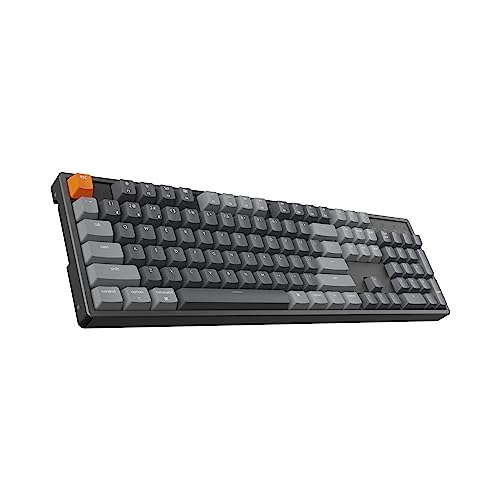 Keychron K10 Full Size Wireless Gaming Mechanical Keyboard, 104 Keys RGB LED Backlight N-Key Rollover with Gateron G Pro Brown Switch, Bluetooth/USB-C Wired Aluminum Frame Keyboard for Mac/Windows by Keychron - Image 9