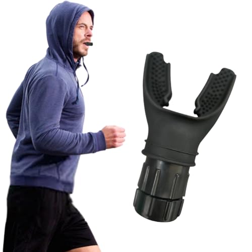 Entrenador de pulmón deportivo, entrenador de respiración para los pulmones, limpiador de pulmón Oxyfit, hipoxia, dispositivo de entrenamiento con resistencias ajustables para entrenamiento de