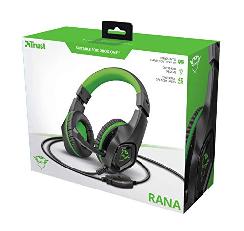 Trust GXT 404G Rana Cuffie Gaming per Xbox One, Potenti Unità Altoparlanti Attive da 40 mm, Verde - Cuffia gaming - Immagine 11