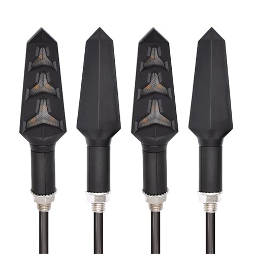 Clignotants et feu arrière LED pour Kawasaki W800 Z750 ZX6 universel 12V