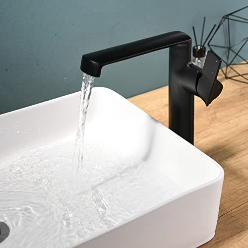 Mitigeur laiton eau en cascade avec commande unique précise pour grand lavabo