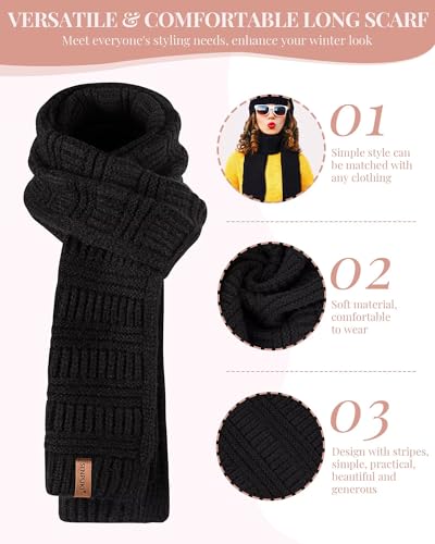 Set de gorro, bufanda y guantes para invierno mujer miniatura 5