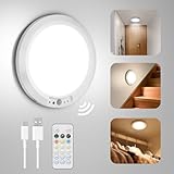 LEDセンサーライト 室内 人感センサー Type-C充電式 無級調光調色 小型 照明 玄関 フットライト シーリングライト 12W 2000lm 5段階タイマー メモリ機能 リモコン付き 極薄 一体型 緊急対策 階段/キッチン/タンス/クローゼット マグネット内蔵 テープ付属