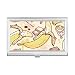 Banana Fruit Illustration Colorful Pattern Business Card Holder Case Pocket Box Wallet