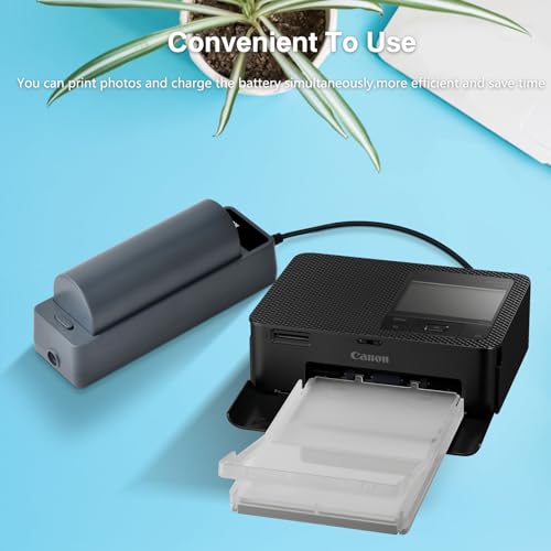 Image of 2280mAh NB-CP2L NB-CP1L Battery and Charger Adapter for SELPHY CP1500 CP1300 CP1200 CP910 CP900 CP800, CP790, CP780, CP770, CP730, CP600, CP510, CP400, CP330, CP300, CP220 Canon Photo Printers