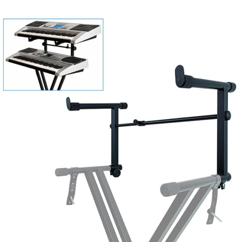 Support de clavier double pliable avec hauteurs réglables - 8