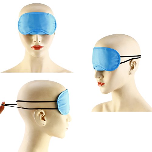 Aneco 30 Pack Colorful Eye Mask Cover Shade Blindfold Soft Eye Shade Cover With Nose Pad For Travel Sleep Or Party Supplies, 15 Colors #TOP4