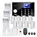 TUGARD Allarme Domestico Wireless WiFi, 20 Pezzi GSM 4G Sistema Antifurto di Sicurezza 120DB, Kit per la Casa, Compatibile con Alexa, Google Assistant
