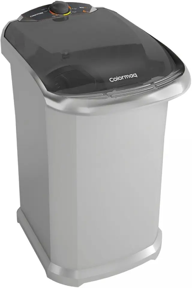 Colormaq Maquina de Lavar Roupa Semi Automatica Tanquinho 6kg LCT6 Prata 220v