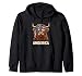 Amoorica Funny Highland Cow Patriotic Farmer Zip Hoodie