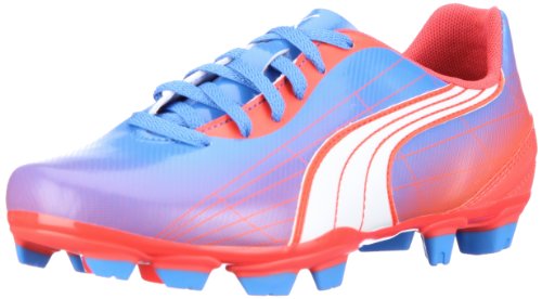 Crampons football femme PUMA v5.11 i FG légers et stables coloris vert fluro