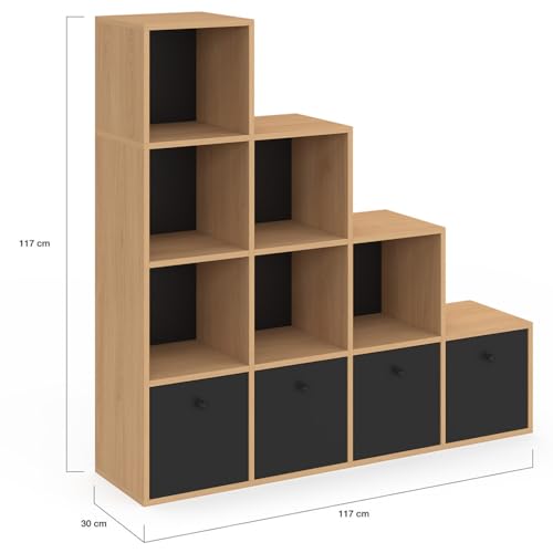 MEUBLE RANGEMENT EN ESCALIER - vue 4