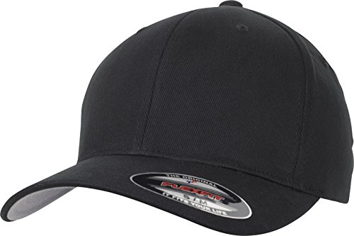 Preisvergleich Produktbild Flexfit Brushed Twill Cap, Black, L / XL