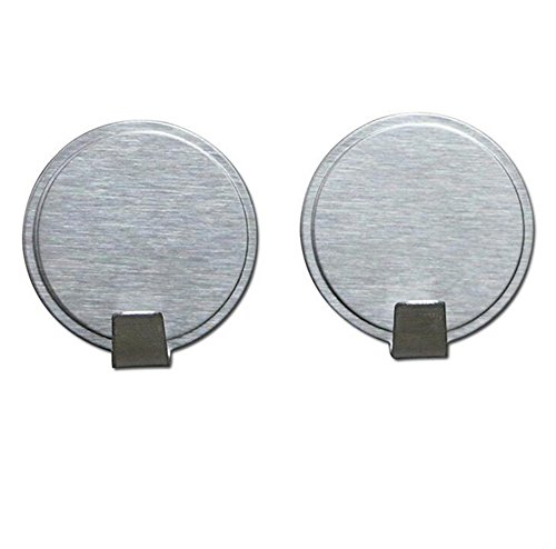Preisvergleich Produktbild Milopon 2X Haken Wandhaken selbstklebend Edelstahl Handtuchhaken Klebehaken Wiederverwendbar und waschbar Film Handtuchhalter Bad und Küche