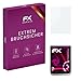 Produktbild atFoliX Glasfolie kompatibel mit PocketBook InkPad Color Panzerfolie, 9H Hybrid-Glass FX Schutzpanzer Folie