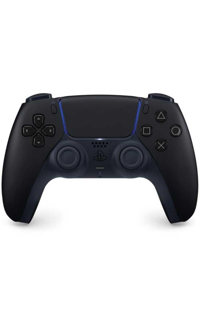 Sony, Manette PlayStation 5 Officielle DualSense, Sans Fil, avec Retour Haptique & Gâchettes Adaptatives, Micro Intégré, Batterie Rechargeable, Compatible PS5/PC, Couleur : Midnight Black