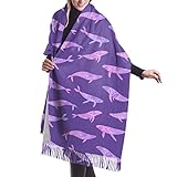 ALTAMENTE FUNCIONAL: usar esta elegante bufanda larga para combinar con una chaqueta, un suéter o un vestido para hacerte sentir cómodo y cálido, agregando un toque de moda a la fría noche de invierno. Perfecto para noches frías o lugares con aire acondicionado.