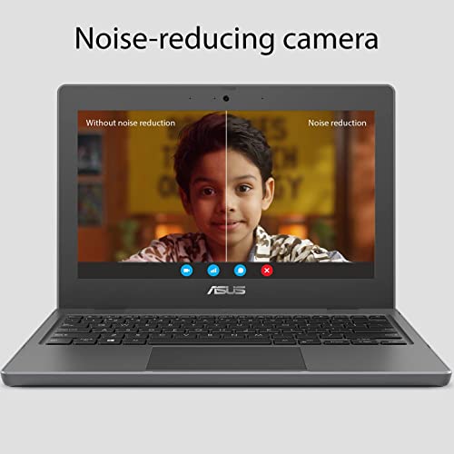 Asus 2022 Newest Military-Grade Student Laptop, 11.6'' Hd Certified Eye-Care Display, Intel Dual-Core Processor, 4Gb Ram, Ethernet Port, Keyboard, Usb Type-C, Win10 Pro (256Gb Storage) (Br1100) #TOP7