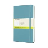 モレスキン(Moleskine) ノート クラシック ノートブック ハードカバー 無地 ラージサイズ(横13cm×縦21cm) リーフブルー QP062B35