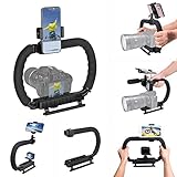 Soporte de abrazadera para teléfono móvil de gran potencia, anti-suelto, para sujetar el teléfono móvil mientras grabas como monitor HD en deportes. También puedes controlar tu GoPro con la aplicación GoPro sin el mando a distancia GoPro.