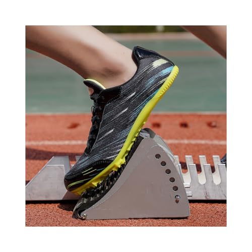 JKXK 陸上スパイク 短距離 ジュニア 22.5cm ブラック