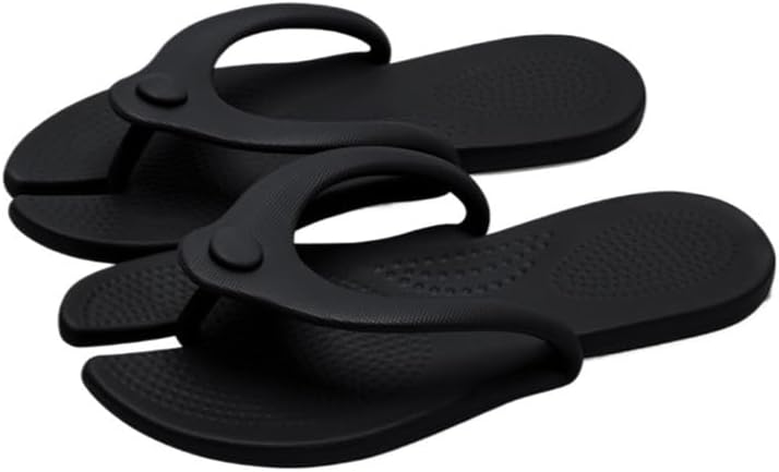 Bath Slippers Foldable Slippers for Women - Lightweight Beach & Outwear Flip Flops, Comfortable & Portable Travel Sandals for Showering and Indoor use(Pink,9.5)