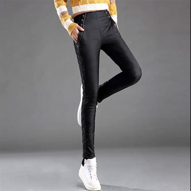 Pantalon en duvet de canard blanc 80% haut de gamme avec dentelle côté