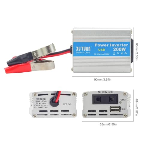 Onduleur de véhicule 200W transformateur voiture 12V 220V