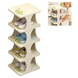 Yunlaishaocer Zapatero infantil ajustable, esquina de salón (5 niveles)