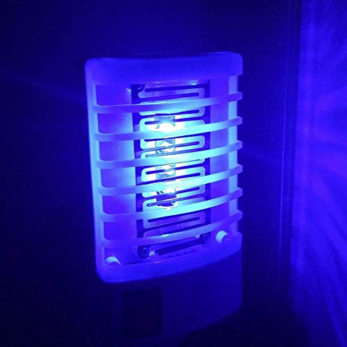 Mata mosquito inseto repelente lâmpada LED UV bivolt rosa CBRN04447