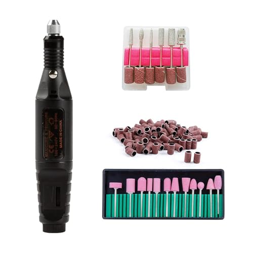 lima de uñas eléctrica Conjunto de brocas de taladro de uñas eléctricas Máquina de perforación de molienda para manicura Pedicure Nail File Bandas de lijado Removedor de gel 18pcs Mill Cutter