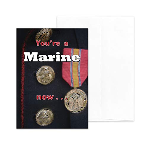 Military Boot Camp Graduation Card With Envelope