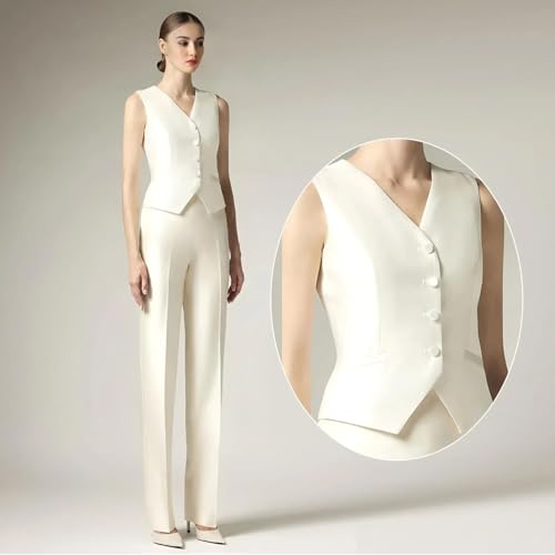 3 Pieces Womens Satin Suits Slim Fit Suit for Women Casual Dressy Pantsuits Womens' Tuxedo Formal Outfits4