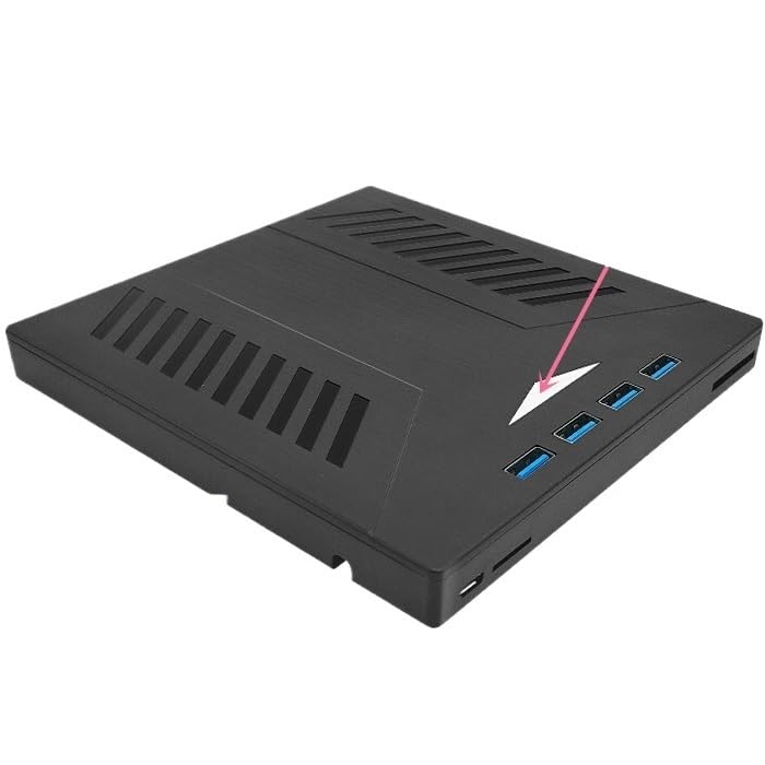 Lettore Dvd Supporto for Masterizzatore Dvd Esterno for Computer Multifunzione USB 3.0, Macchina for PC Portatile, Lettura Esterna di Una varietà di Schede Dati