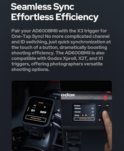 Image of Godox AD600BM II AD600BMII AD600 BM II Bowens Mount 600Ws Outdoor Flash