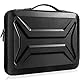 DOMISO 17 Zoll Wasserdicht Laptop Hülle Notebook Tasche Stoßfest Schutzhülle mit Griff für 17-17.3 Notebook/Dell/Lenovo/Acer/HP/MSI/ASUS/LG, Schwarz