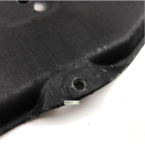 Coton isolation capot Nissan Tiida C11 tapis insonorisé et thermique robuste - 6