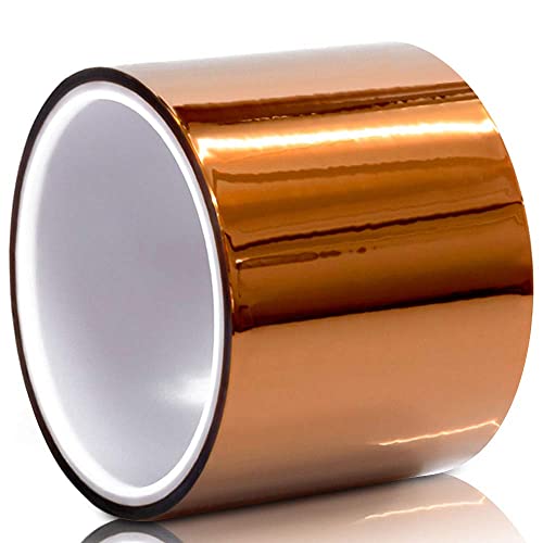 Image of MYJOR Brand High Temperature Tissue Paper Tape, 2in x 108ft x 1 roll Used to Protect CPU and 3D Printer Work Surface, PCB Circuit Board Professionals