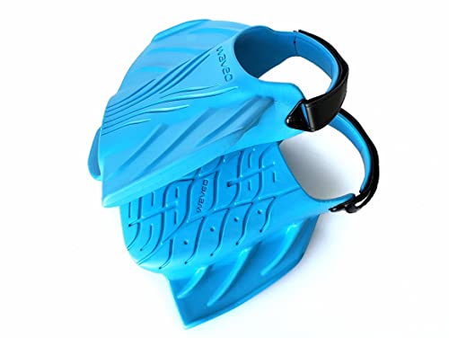 Aletas cortas Waveo Fun Fins ajustables para evitar calambres al nadar en mar
