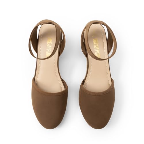 Image of DREAM PAIRS Women's Ankle Strap Wedge Sandals | Espadrilles Sandals, Elastic Ankle Strap, Cushioned Comfort for Summer Outfit, Fashion Dressy Shoes