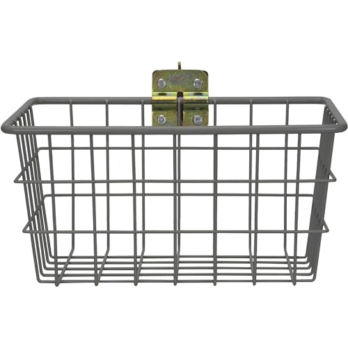 CargoSmart Small Wire Track Basket - 12in.W x 6in.D x 6in.H, Coated Steel, for E-Track and X-Track