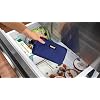 PackIt Freezable Small Insulated Snack Box, True Blue, with EcoFreeze Technology (Built-in Ice Pack), Mini Cooler or Small Lunch Bag, For Fresh Snacks On the Go, for Work, Gym, or Travel